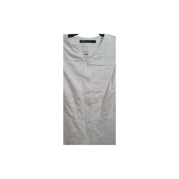 MEG ROUND POCKET JUMPSUIT WHITE Size S - Picture 6 of 14